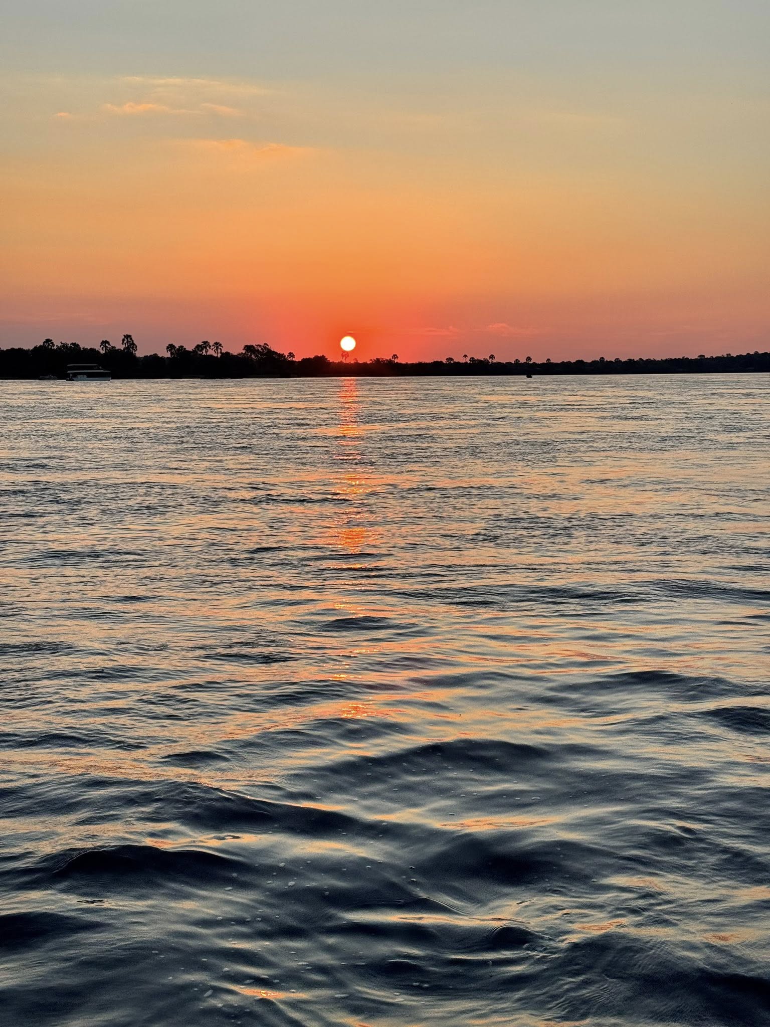 Sunset on the Zambezi River