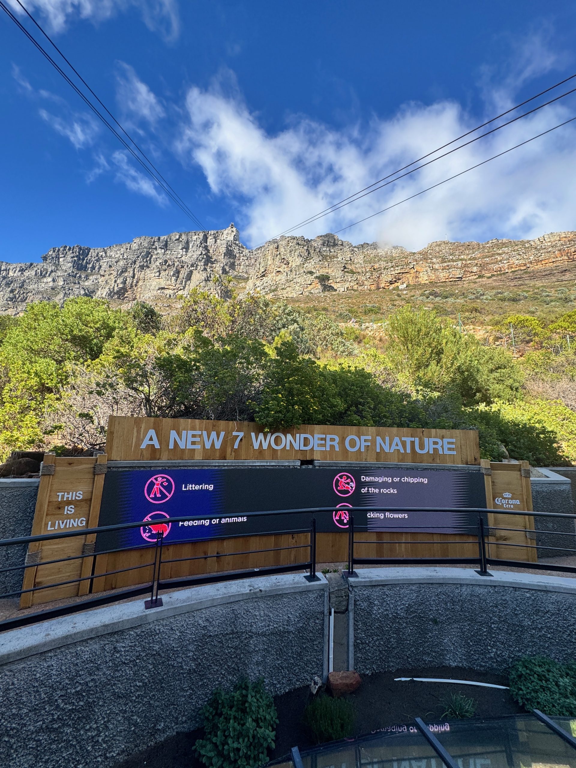 Rotating cable car gondola Table Mountain Cape Town
