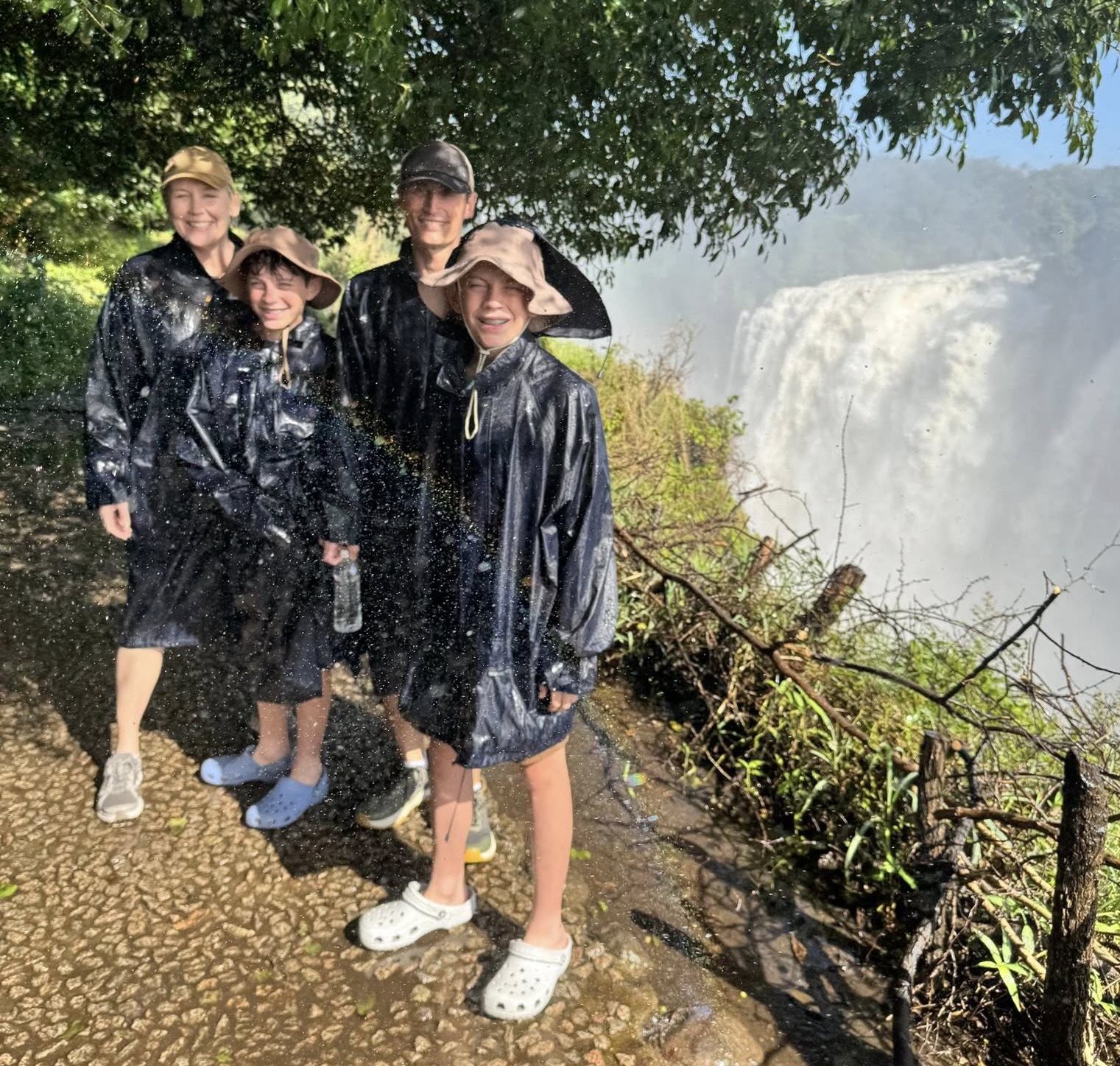 Visiting Victoria Falls with kids