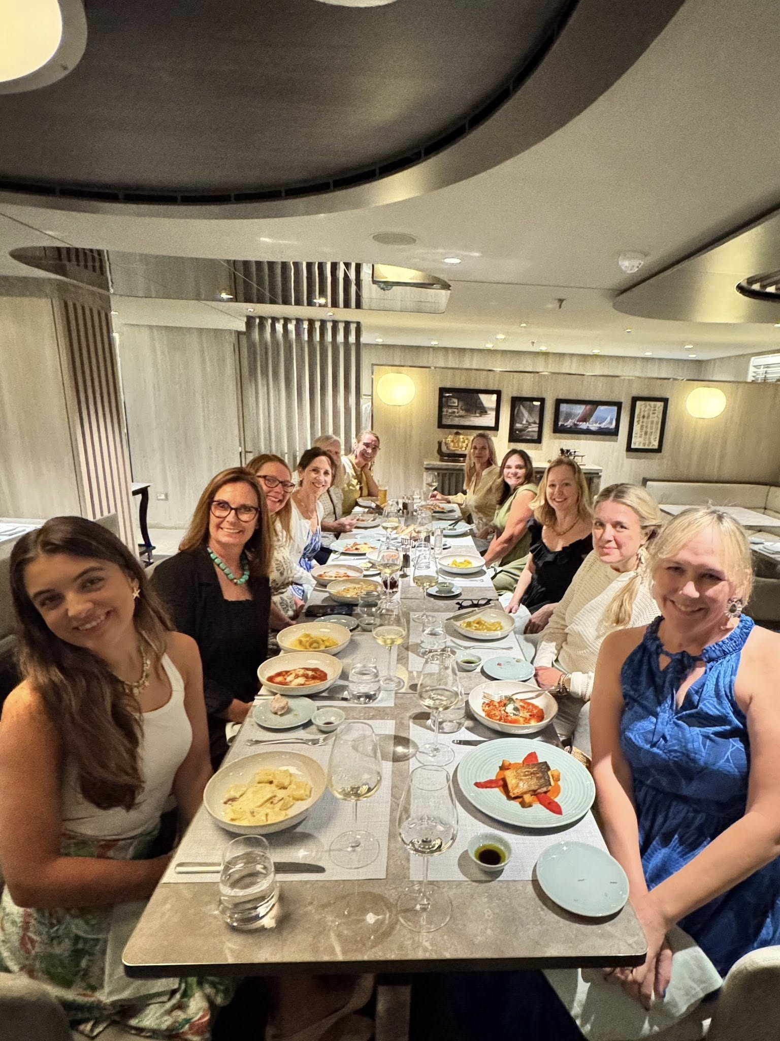 Dinner at Yacht Club
