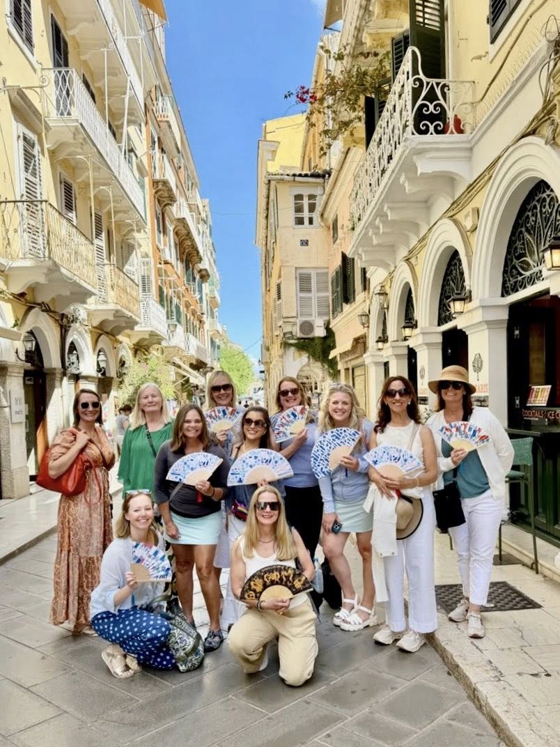 Group in Corfu town