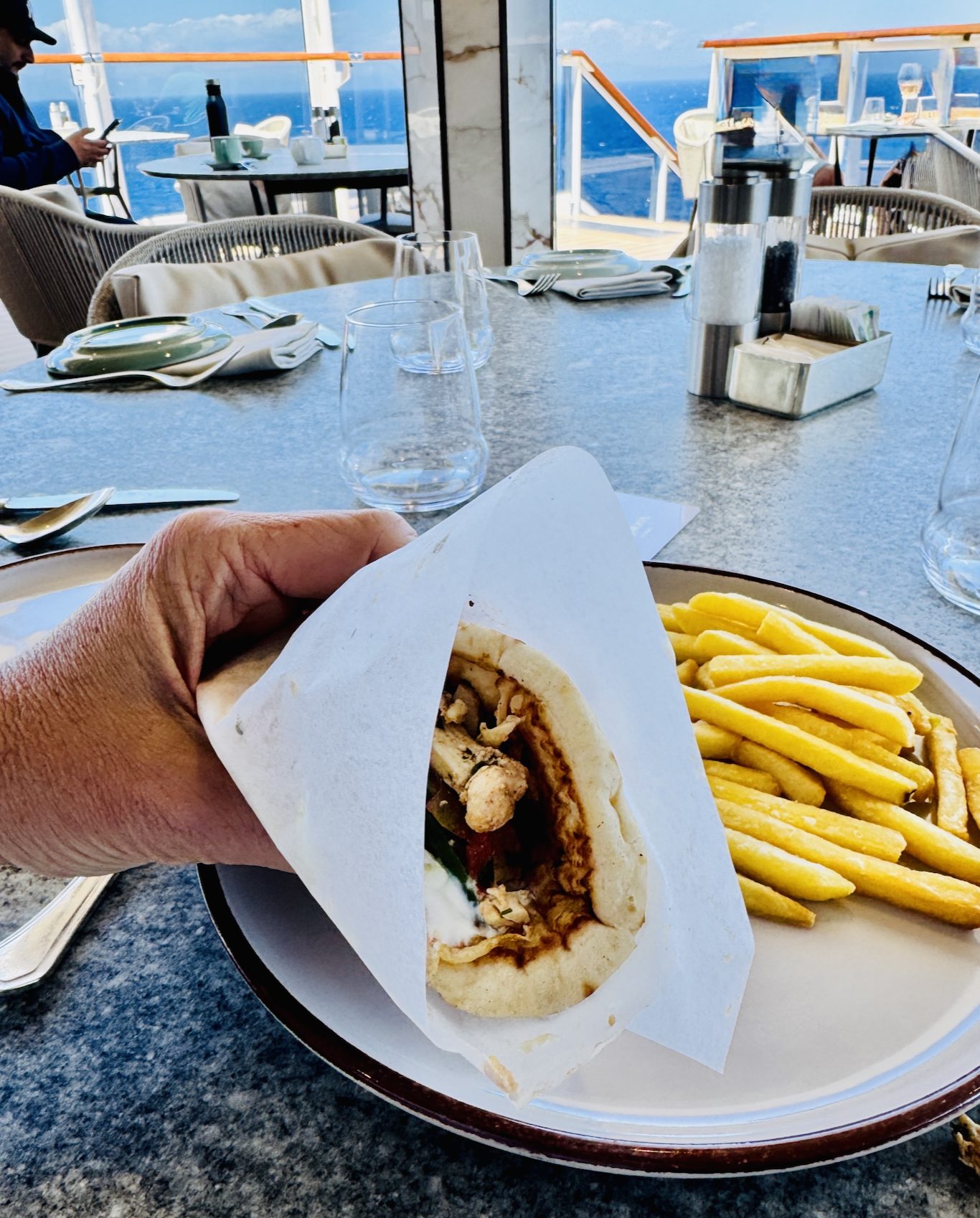 Greek lunch on sea day