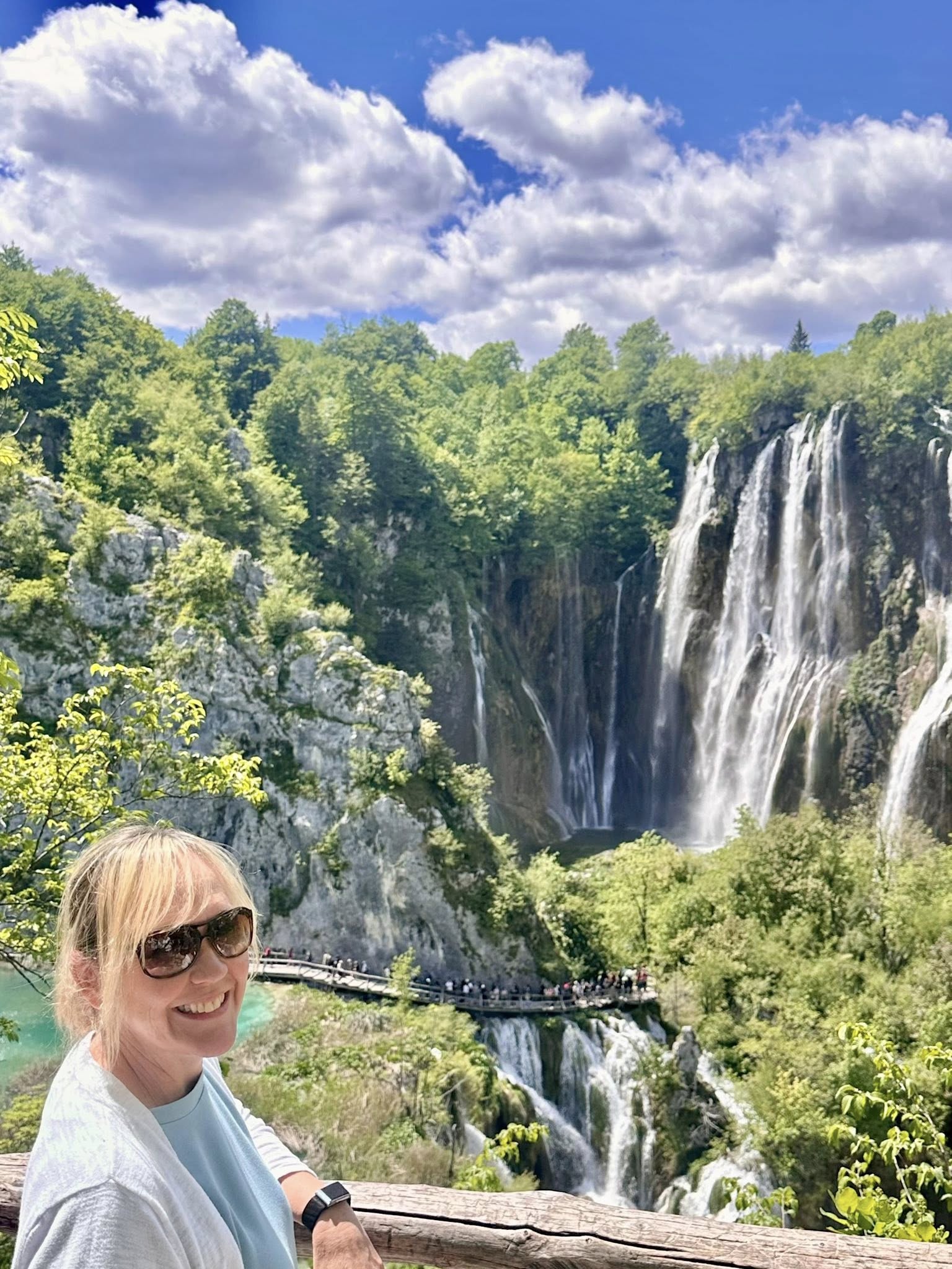 Jen at Plitvice