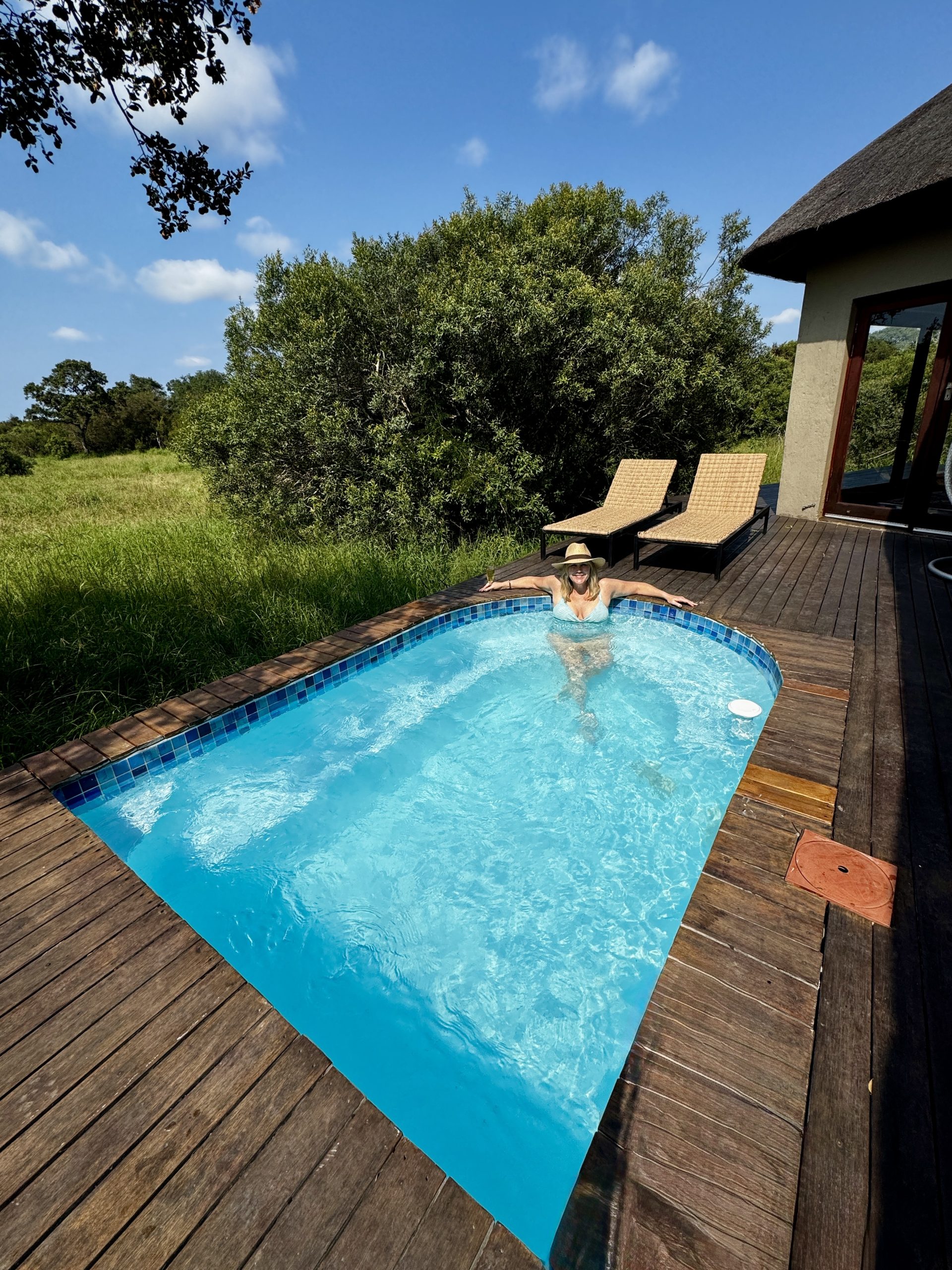 Grant Suite private plunge pool with bush views