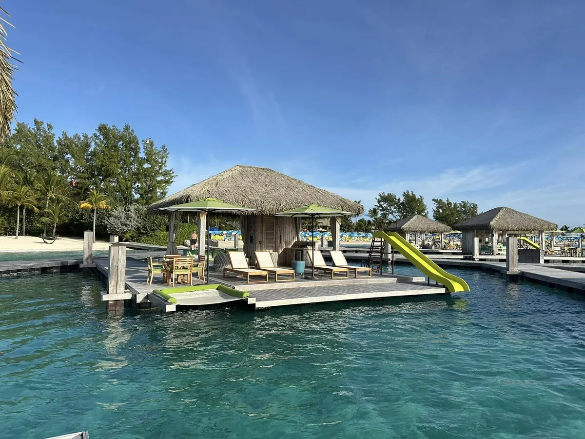 Floating cabana at Perfect Day at CocoCay
