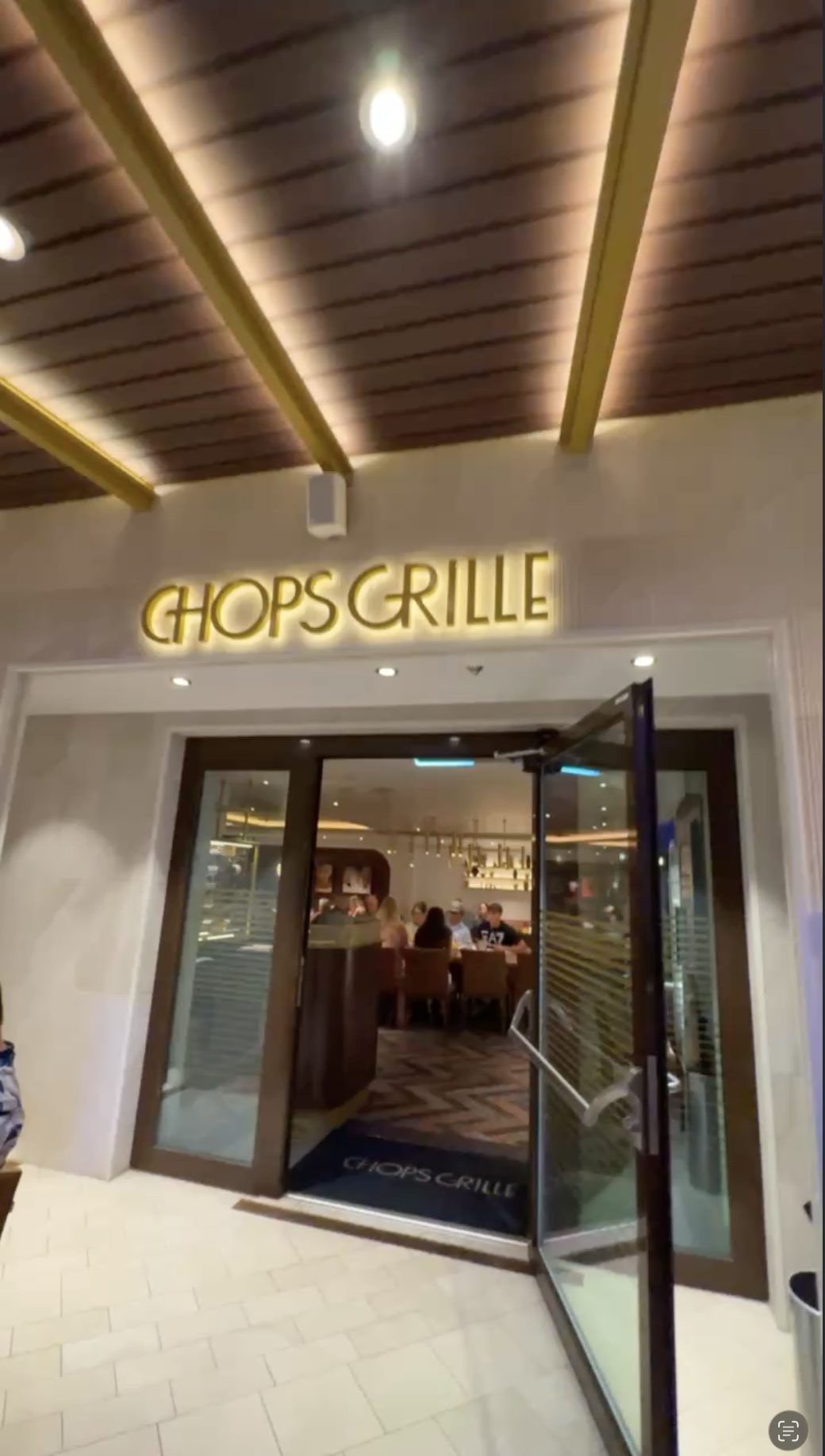Chops Grille specialty restaurant