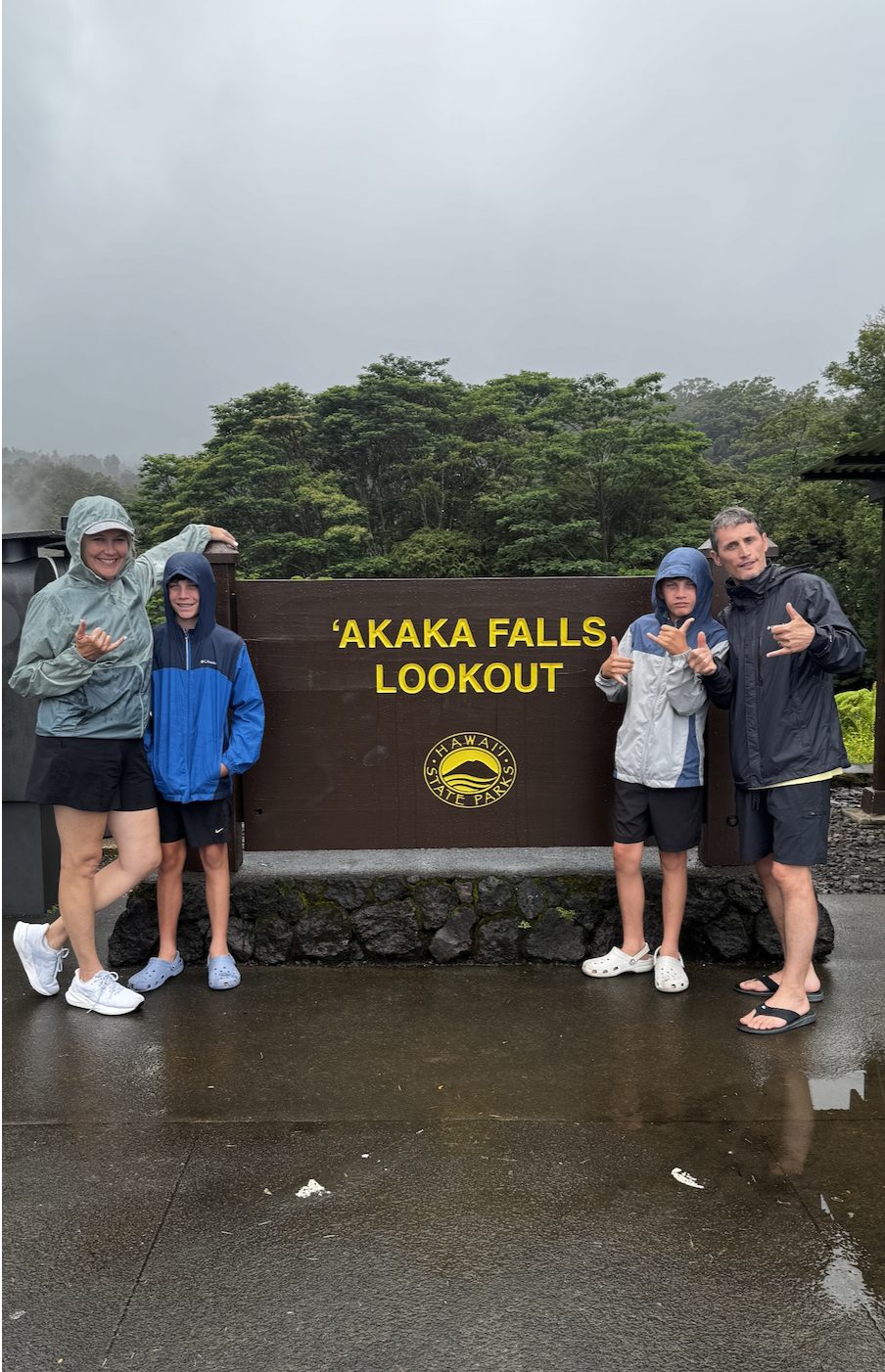 Sign for Akaka Falls State Park