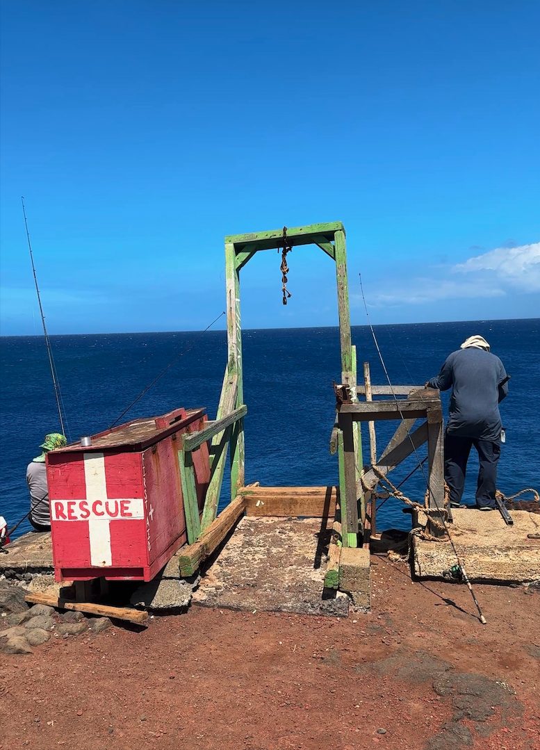 Warning signage at Ka Lae, South Point