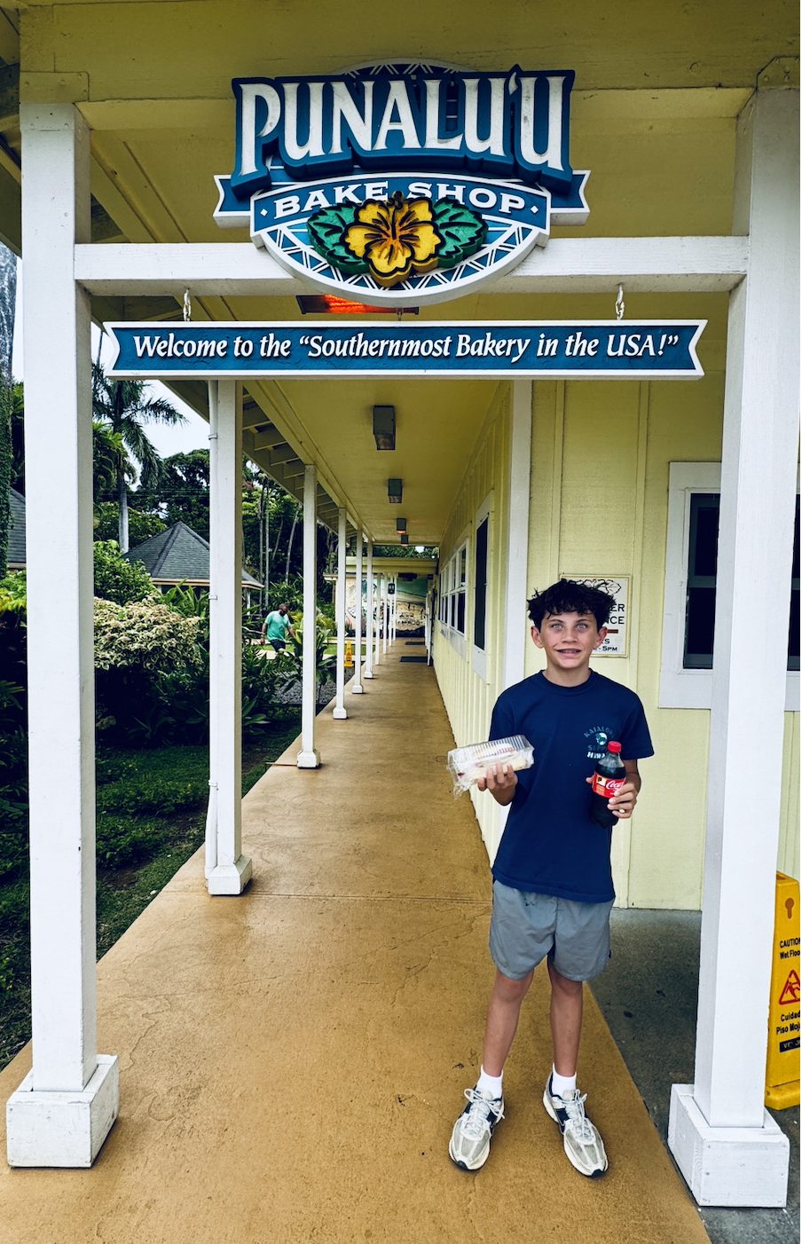 Punalu'u Bakeshop, the southernmost bakery in the United States