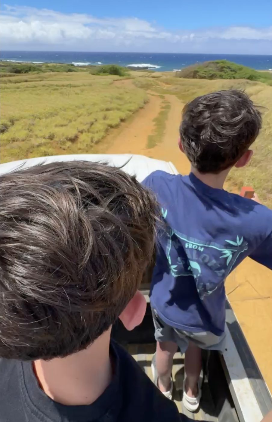 Truck ride across rugged terrain to Papakōlea Green Sand Beach