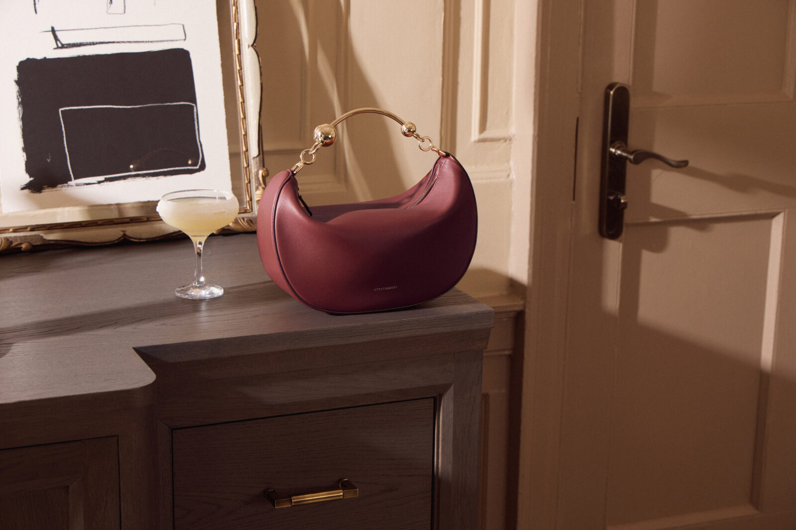 Strathberry handbag loaner program at Kimpton Charlotte Square in Edinburgh