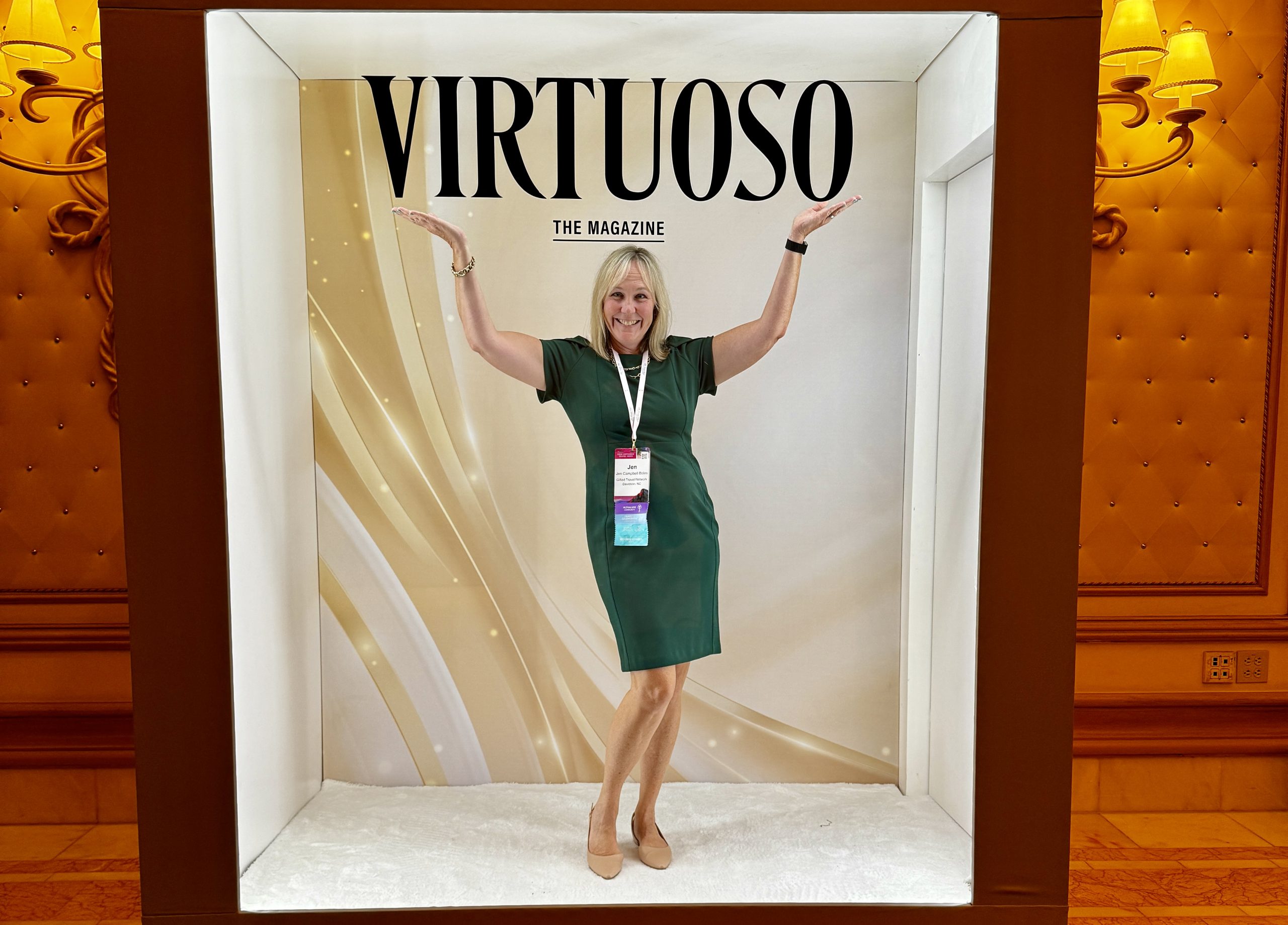 Jen Campbell Boles at Virtuoso Travel Week 2026 in Las Vegas