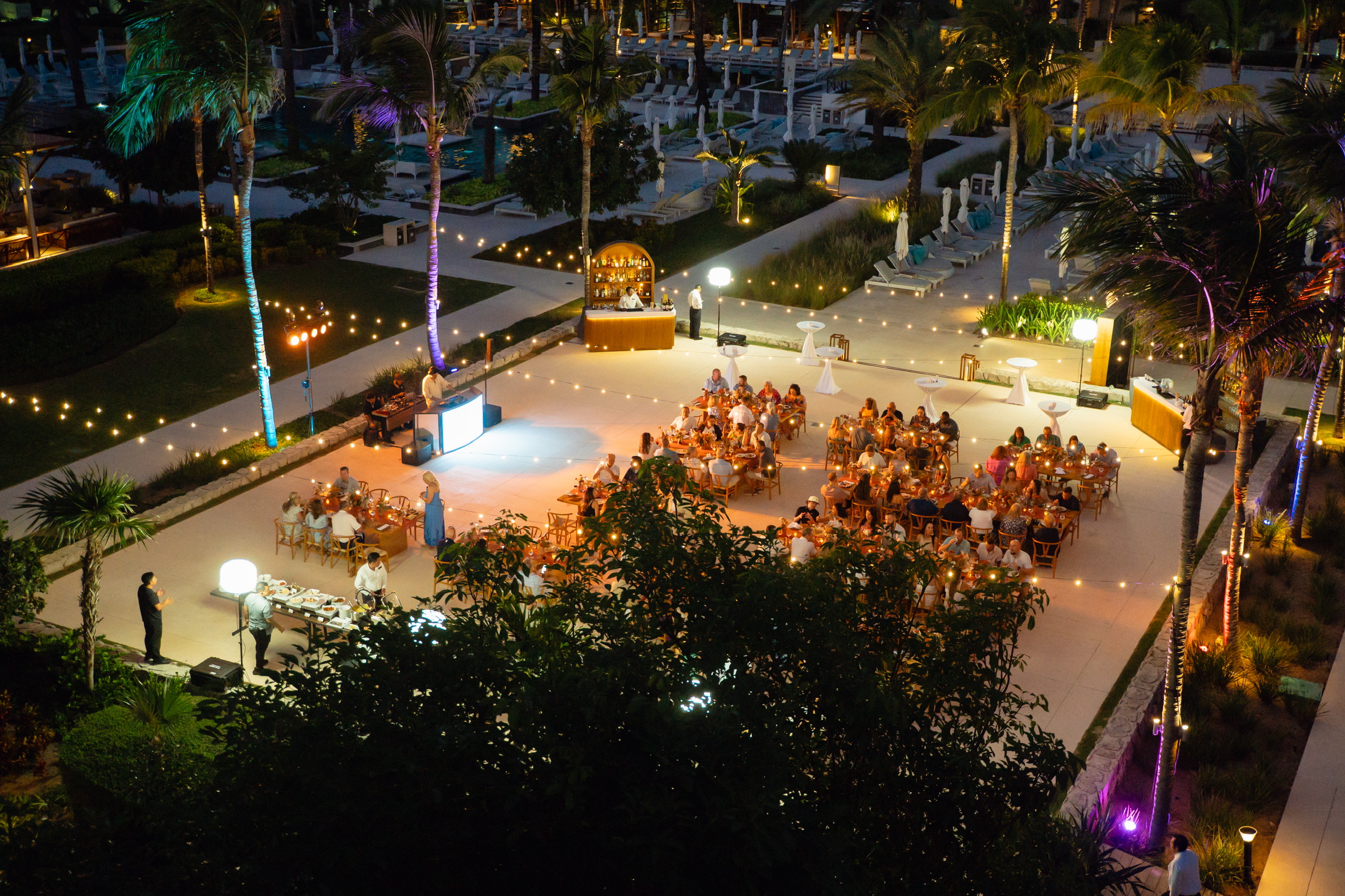 Group gathering at UNICO 20&deg;87&deg; in Riviera Maya, Mexico