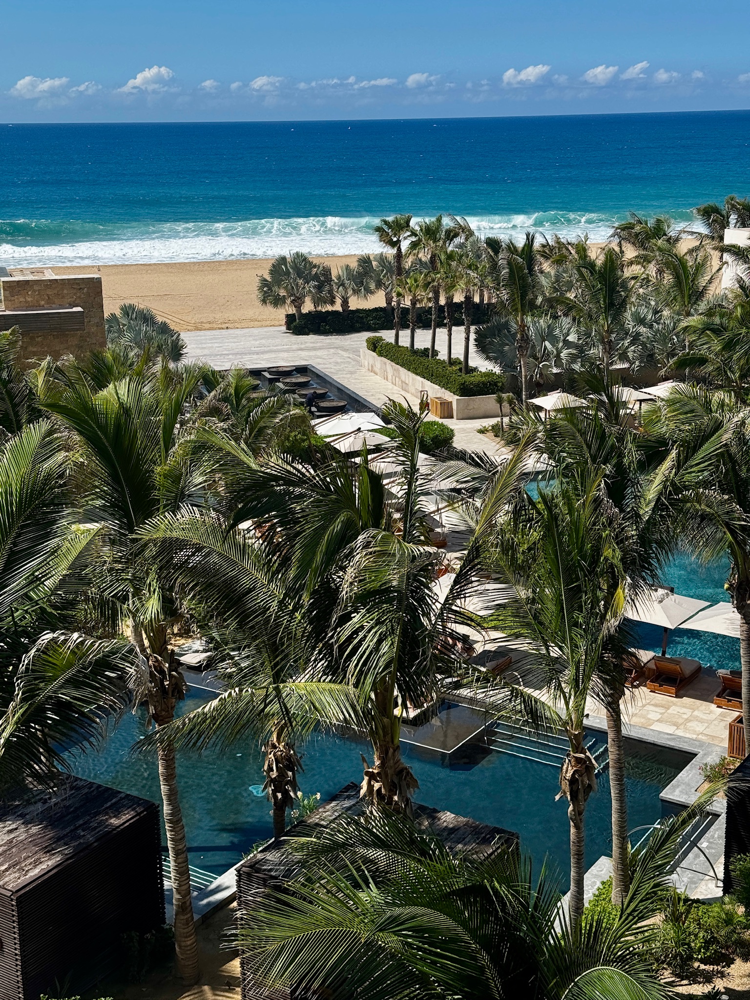View from my room at Nobu Hotel Los Cabos