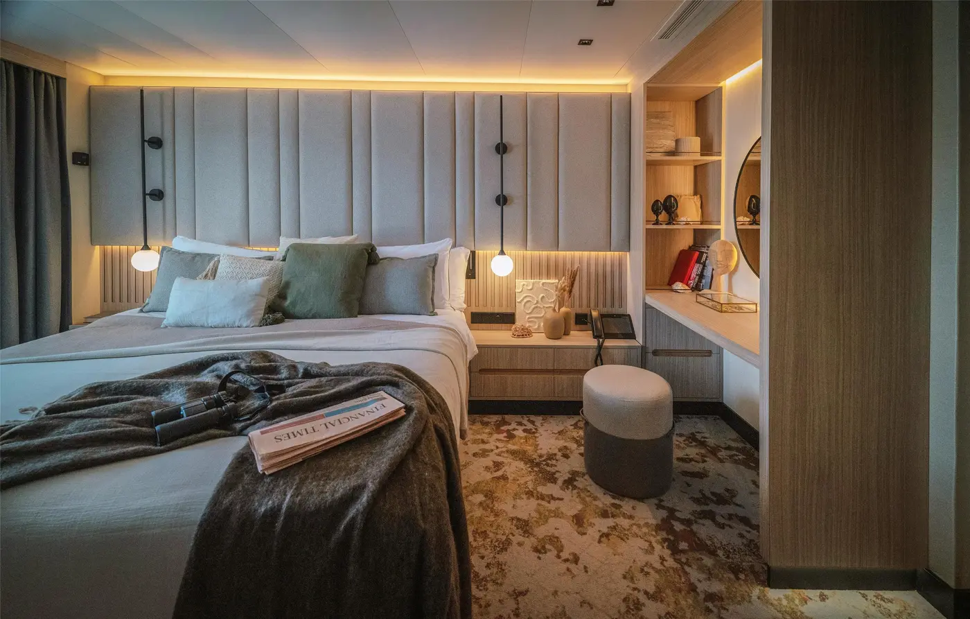 Room on an expedition ship