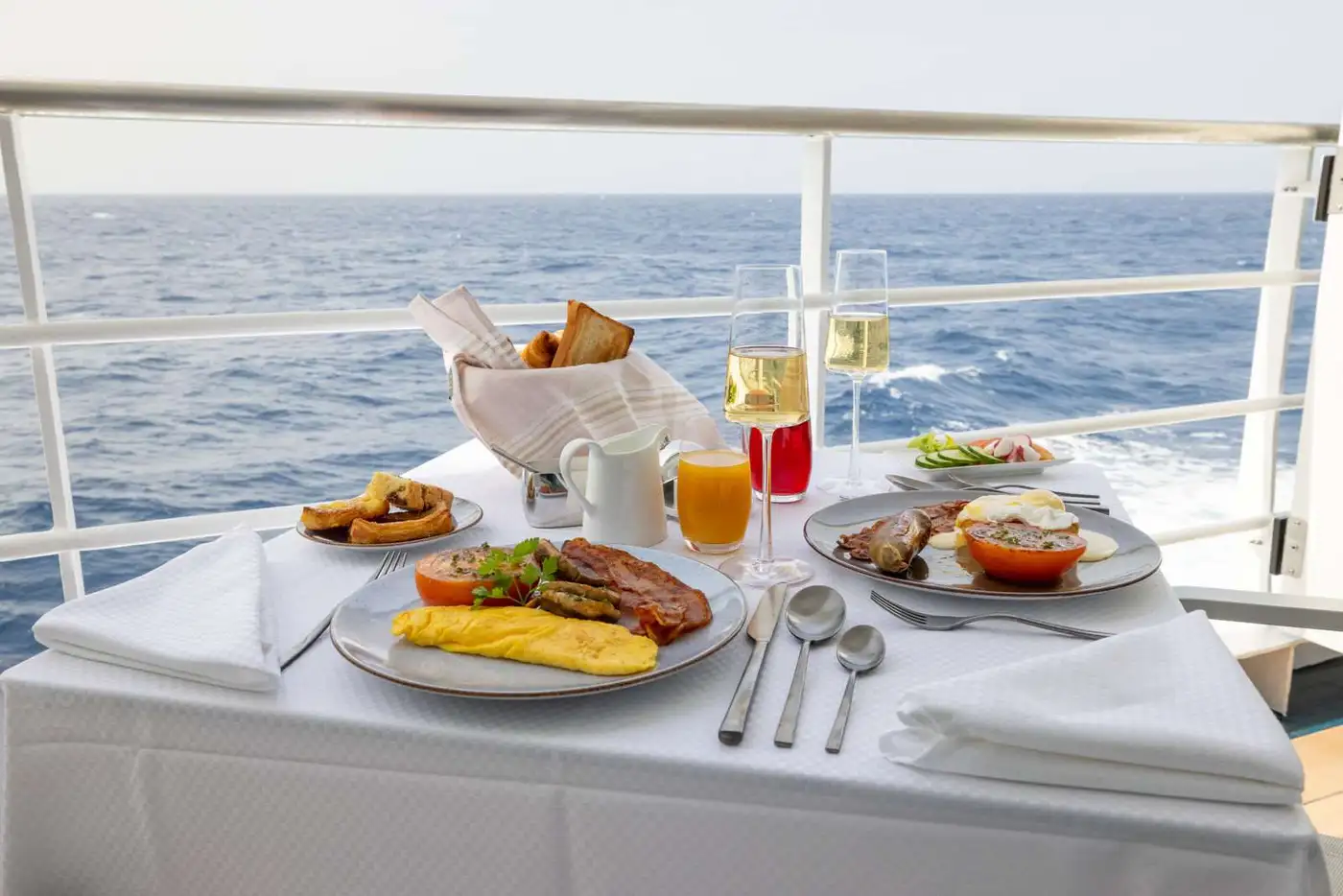 Dining aboard a Swan Hellenic expedition ship
